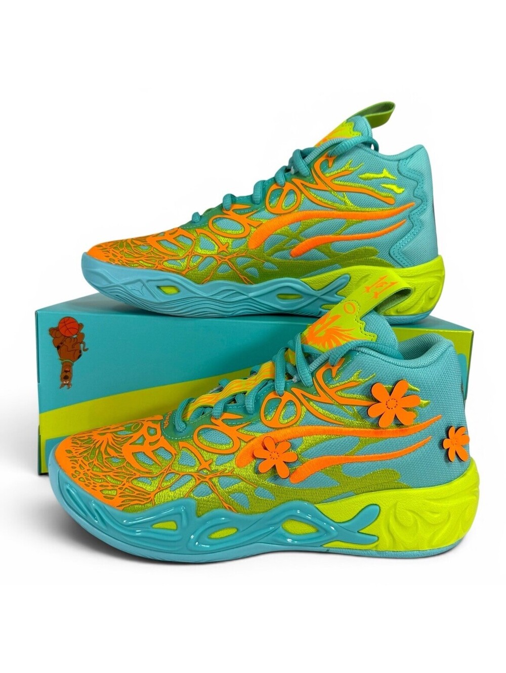 PUMA MB.04 LaMelo Ball SCOOBY-DOO 3310777 01 Basketball Shoes Kid's Size 6